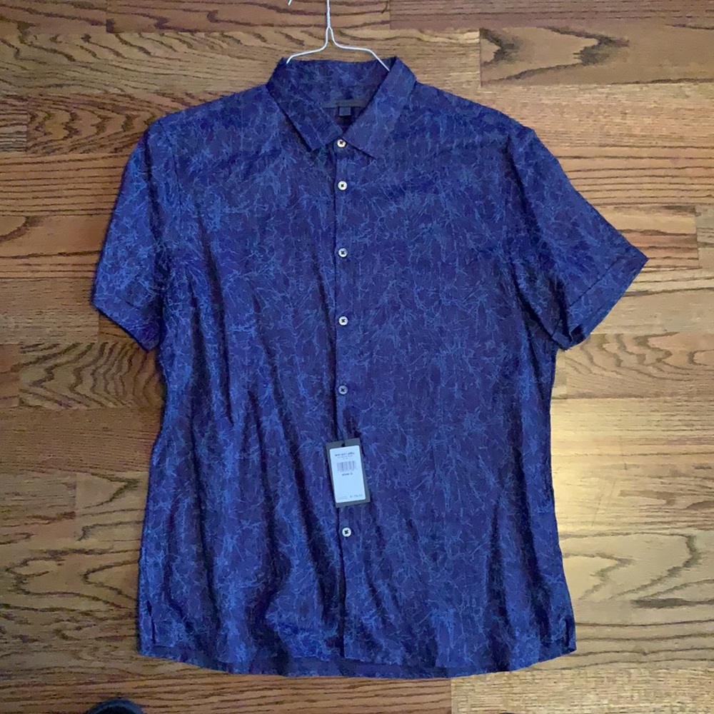COPY - John Varvatos cuff sleeved shirt